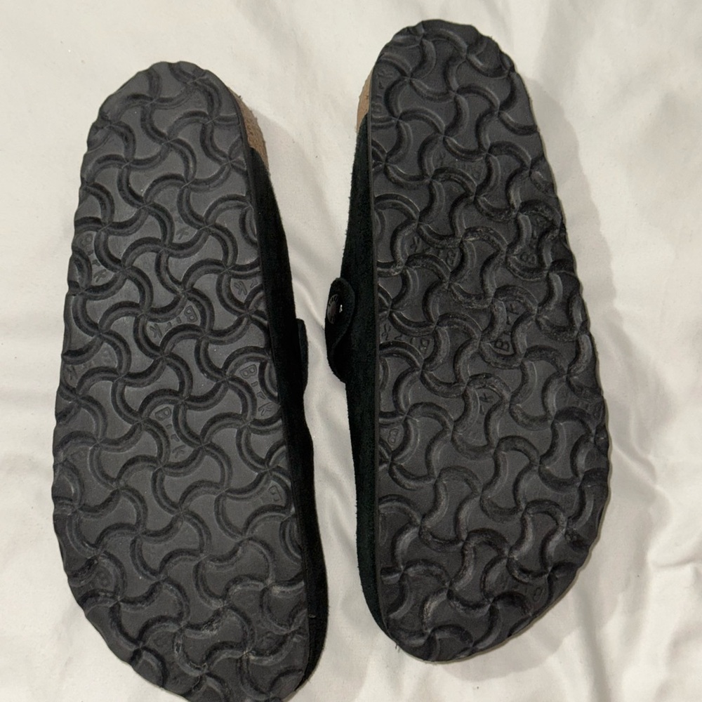 Birkenstock Black Suede Clog - Picture 2 of 5